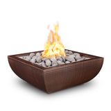 The Outdoor Plus 24" Avalon Hammered Copper Fire Bowl OPT-24AVCPF