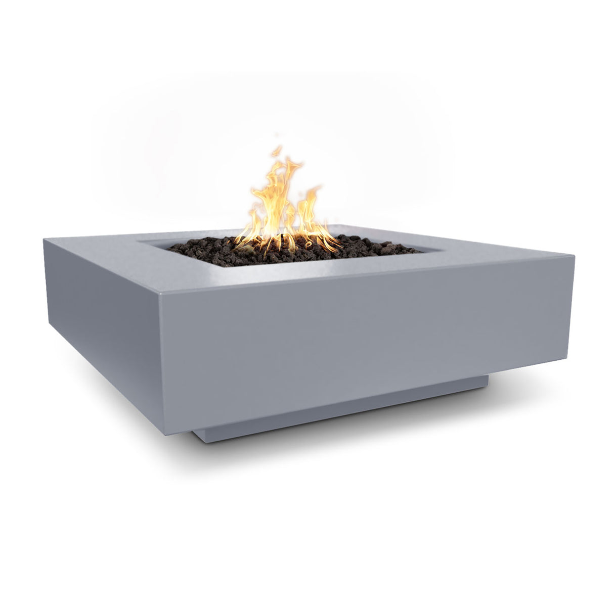 The Outdoor Plus 48" Cabo GFRC Concrete Square Fire Pit OPT-CBSQ48