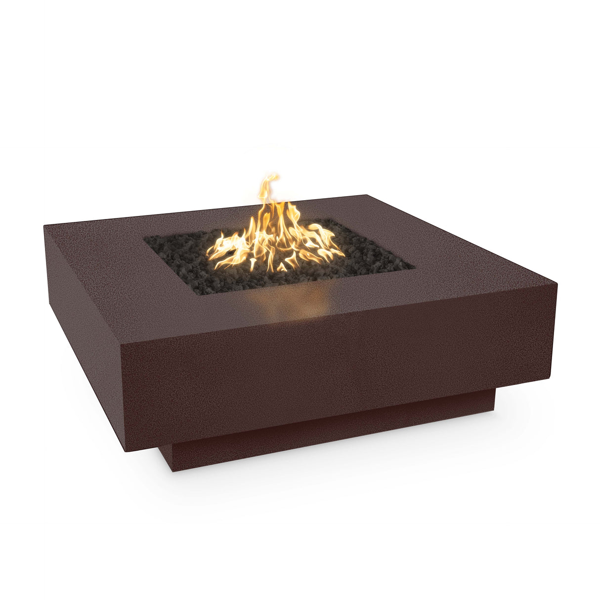 The Outdoor Plus 60" Cabo Powder Coated Metal Square Fire Pit OPT-CBSQ60PC