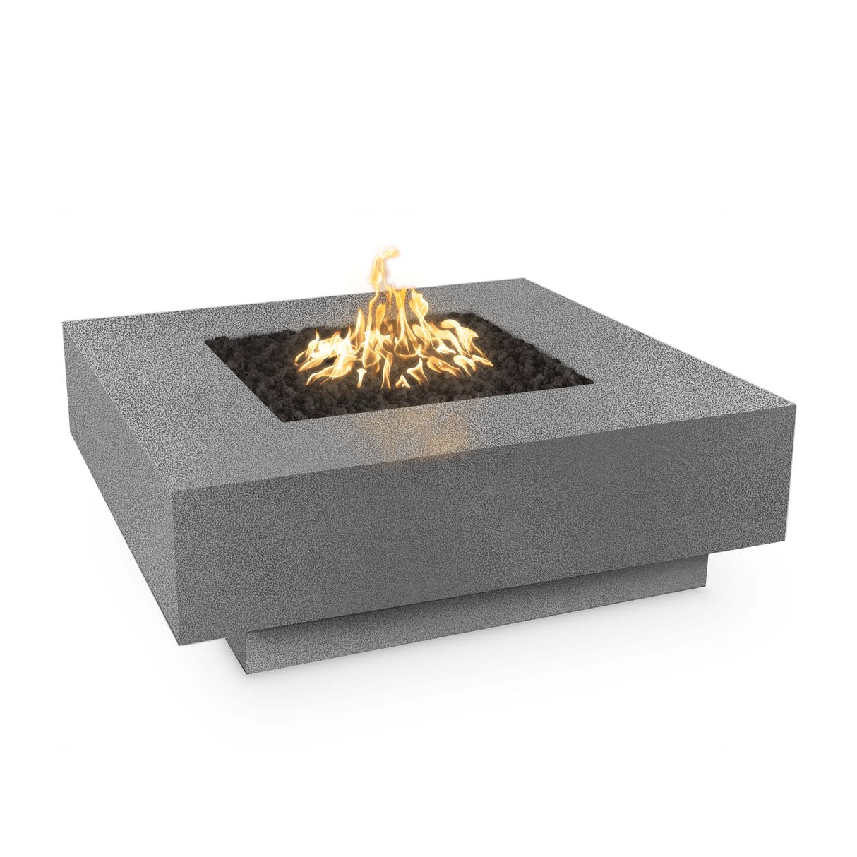 The Outdoor Plus 60" Cabo Powder Coated Metal Square Fire Pit OPT-CBSQ60PC