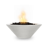 The Outdoor Plus 24" Cazo GFRC Concrete Round Fire Bowl OPT-24RFO