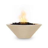 The Outdoor Plus 24" Cazo GFRC Concrete Round Fire Bowl OPT-24RFO