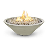 The Outdoor Plus 60" Cazo GFRC Concrete Round Fire Pit OPT-CZNL60