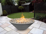 The Outdoor Plus 60" Cazo GFRC Concrete Round Fire Pit OPT-CZNL60