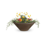 The Outdoor Plus 48" Cazo GFRC Concrete Round Planter Bowl OPT-48RP