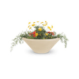 The Outdoor Plus 48" Cazo GFRC Concrete Round Planter Bowl OPT-48RP