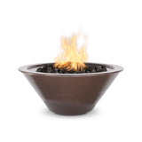 The Outdoor Plus 24" Cazo Powder Coated Steel Fire Bowl OPT-R24PCFO