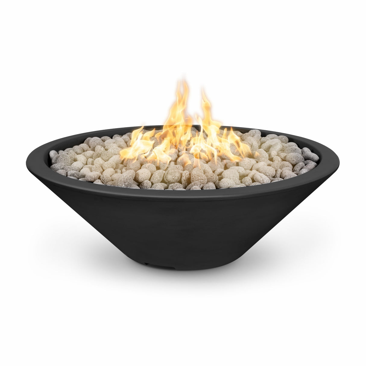 The Outdoor Plus 60" Cazo GFRC Concrete Round Fire Pit OPT-CZNL60