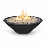 The Outdoor Plus 60" Cazo GFRC Concrete Round Fire Pit OPT-CZNL60