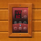 Dynamic Saunas Santiago 2-Person Full Spectrum Near Zero EMF Infrared Sauna DYN-6209-03 FS