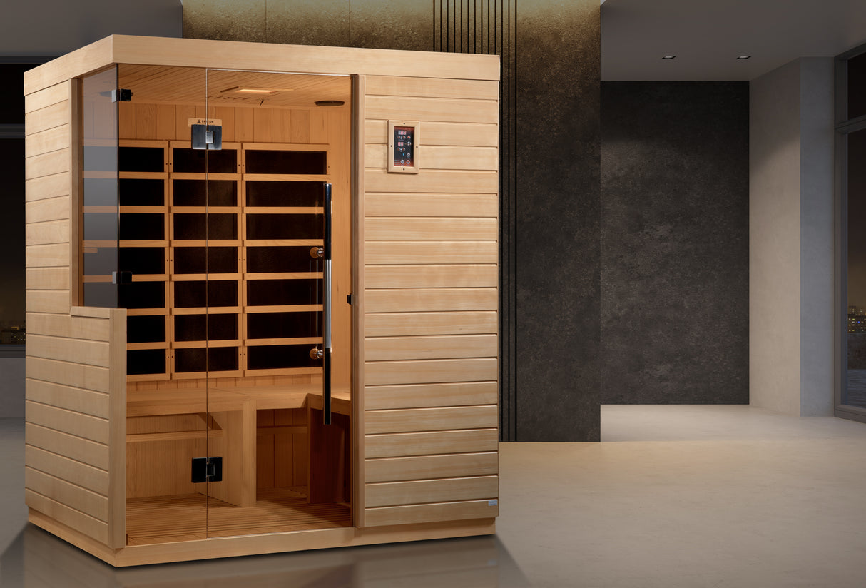 Dynamic Saunas Bilbao 3-Person Ultra Low EMF Infrared Sauna DYN-5830-01