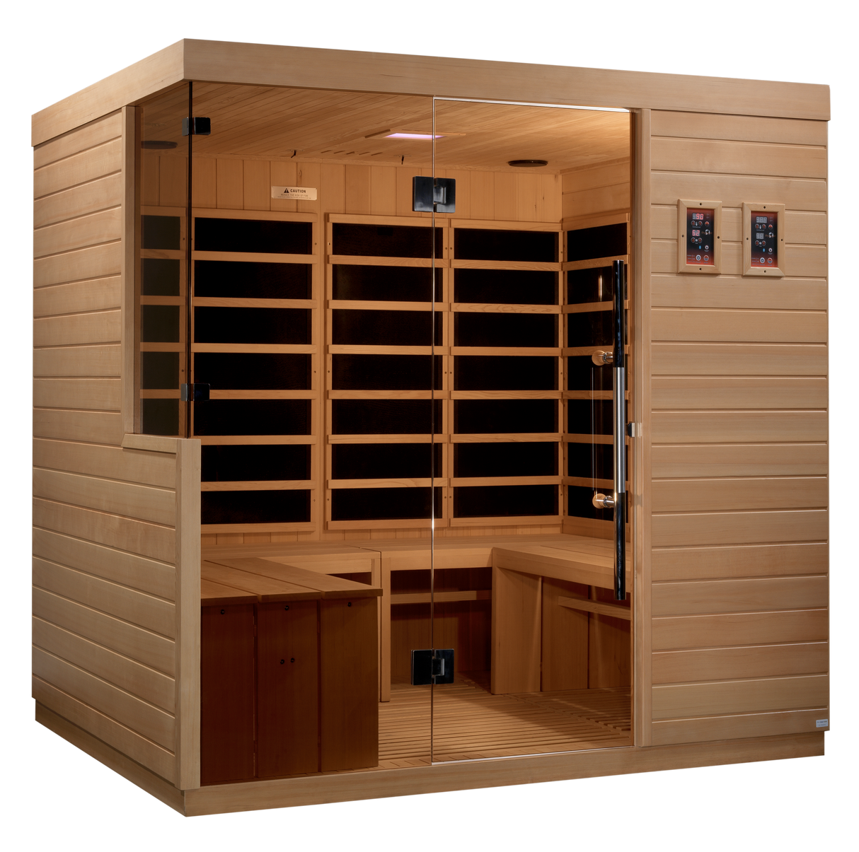 Dynamic Saunas La Sagrada 6-Person Ultra Low EMF Infrared Sauna DYN-5860-01