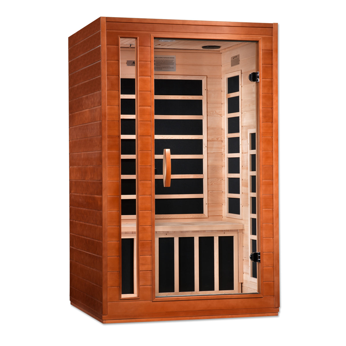 Dynamic Saunas Cordoba Elite 2-Person Ultra Low EMF Infrared Sauna DYN-6203-01 Elite