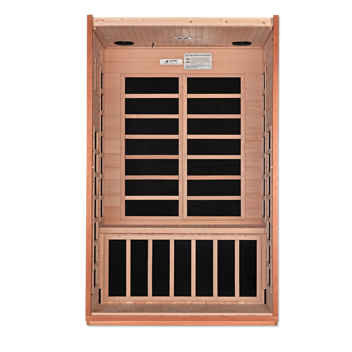 Dynamic Saunas Cordoba Elite 2-Person Ultra Low EMF Infrared Sauna DYN-6203-01 Elite
