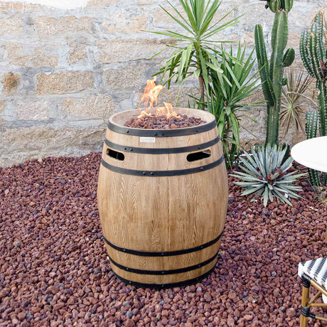 Elementi Napa Barrel Fire Pit OFG615