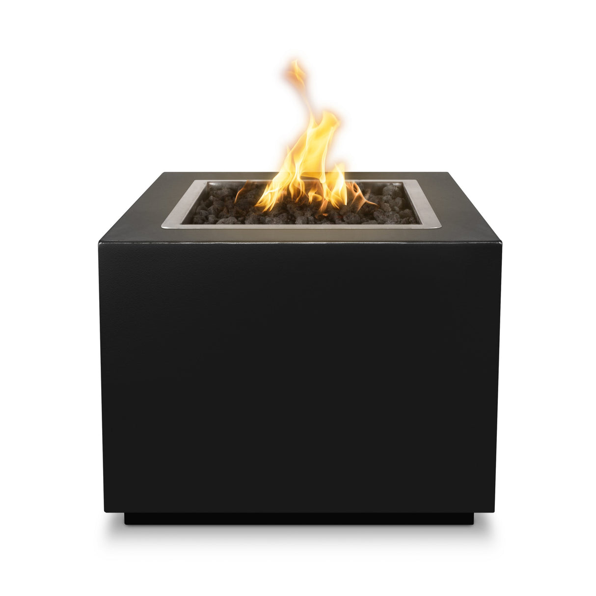 The Outdoor Plus 42" Forma Powder Coated Metal Square Fire Pit OPT-42PCSQ