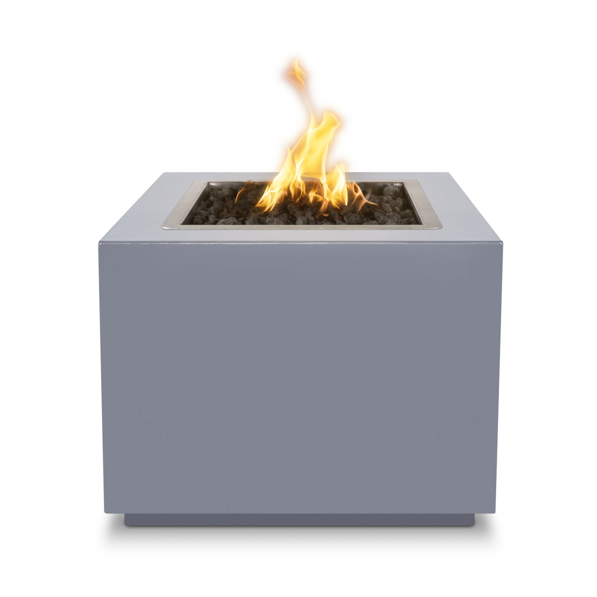 The Outdoor Plus 42" Forma Powder Coated Metal Square Fire Pit OPT-42PCSQ