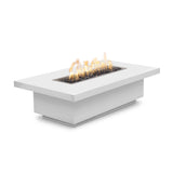 The Outdoor Plus 60" X 32" Fremont Powder Coated Metal 15” Tall Rectangular Fire Pit OPT-FRMPC6015