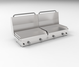 Le Griddle The Grand Texan 4 Burner Gas Built-In Griddle GFE160