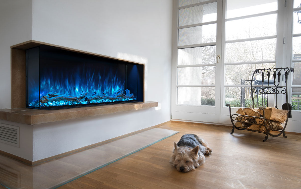 Modern Flames 56" Landscape Pro Multi-Sided Built-in Electric Fireplace LPM-5616