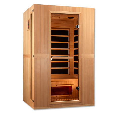 Maxxus Serenity Dual Tech 2-Person Hemlock Low EMF FAR Infrared Sauna MX-LS2-01