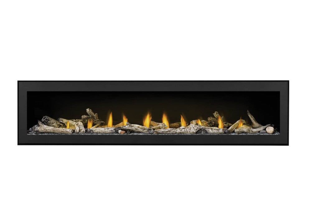 Napoleon Vector Series 74-Inch Single Sided Direct Vent Gas Fireplace with Electronic Ignition LV74