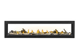 Napoleon Vector Series 74-Inch See Through Direct Vent Gas Fireplace with Electronic Ignition LV74