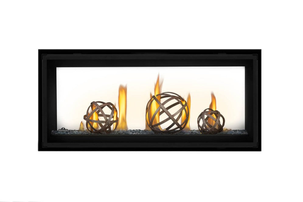 Napoleon Luxuria Series 38-Inch See Through Direct Vent Gas Fireplace with Electronic Ignition LVX38