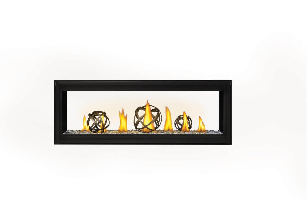 Napoleon Luxuria Series 50-Inch See Through Direct Vent Gas Fireplace with Electronic Ignition LVX50