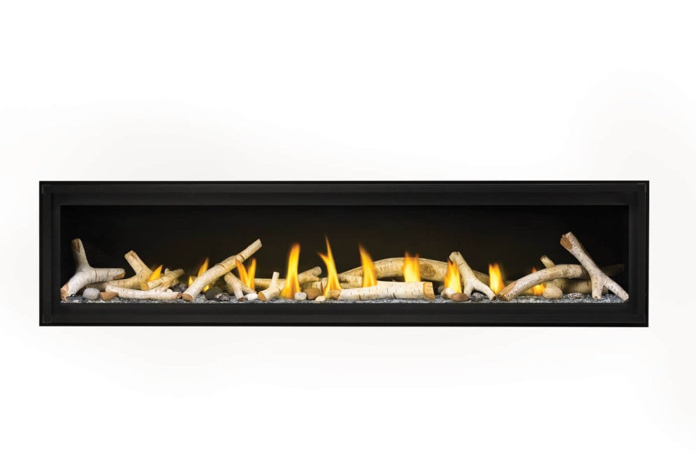 Napoleon Luxuria Series 74-Inch Single Sided Direct Vent Gas Fireplace with Electronic Ignition LVX74