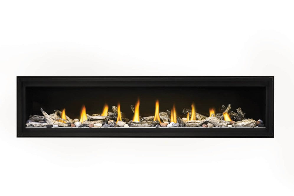 Napoleon Luxuria Series 74-Inch Single Sided Direct Vent Gas Fireplace with Electronic Ignition LVX74