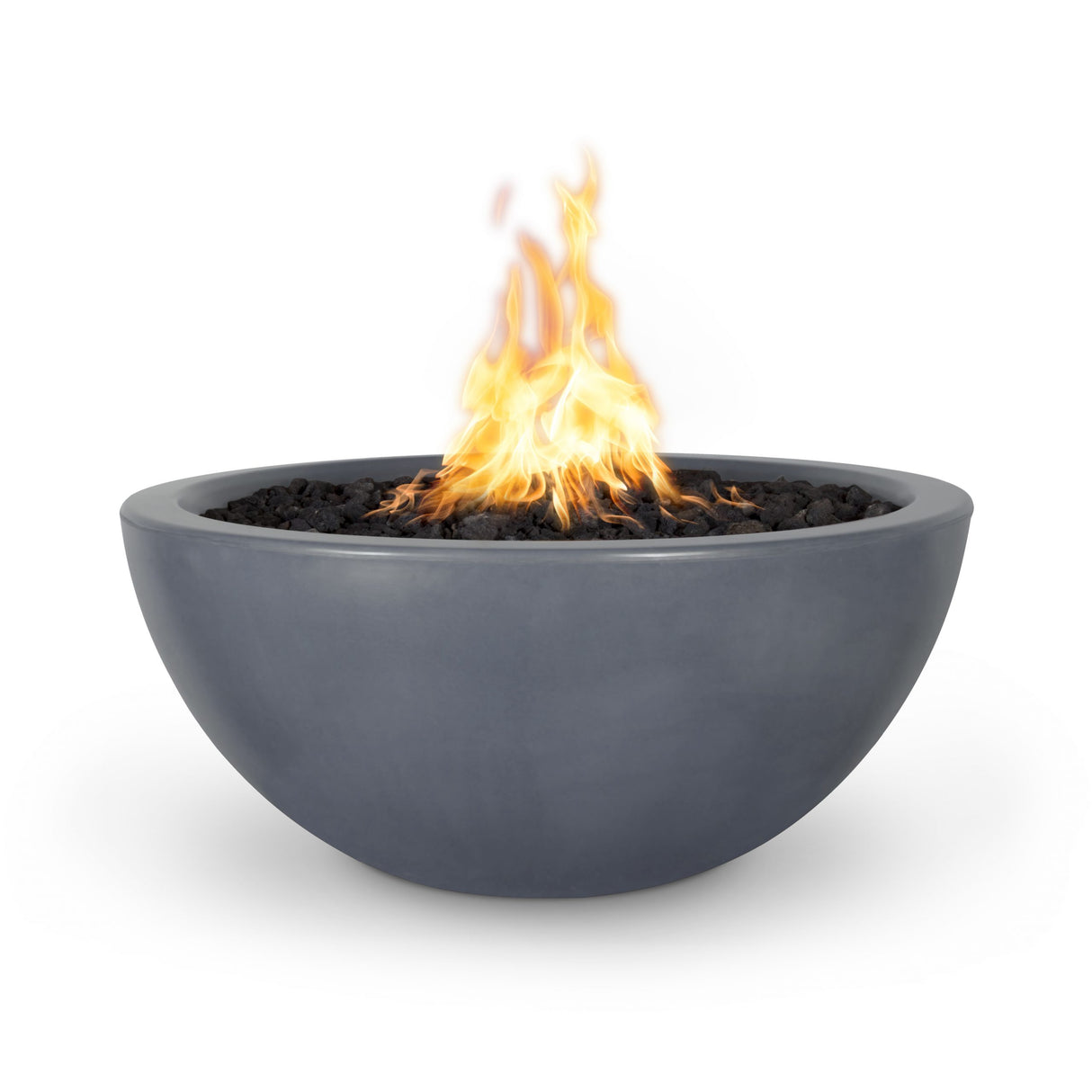 The Outdoor Plus 30" Luna GFRC Concrete Round Fire Pit OPT-LUN30