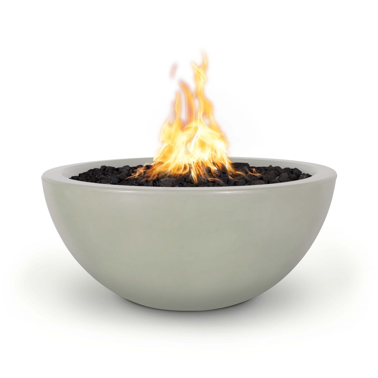 The Outdoor Plus 30" Luna GFRC Concrete Round Fire Pit OPT-LUN30