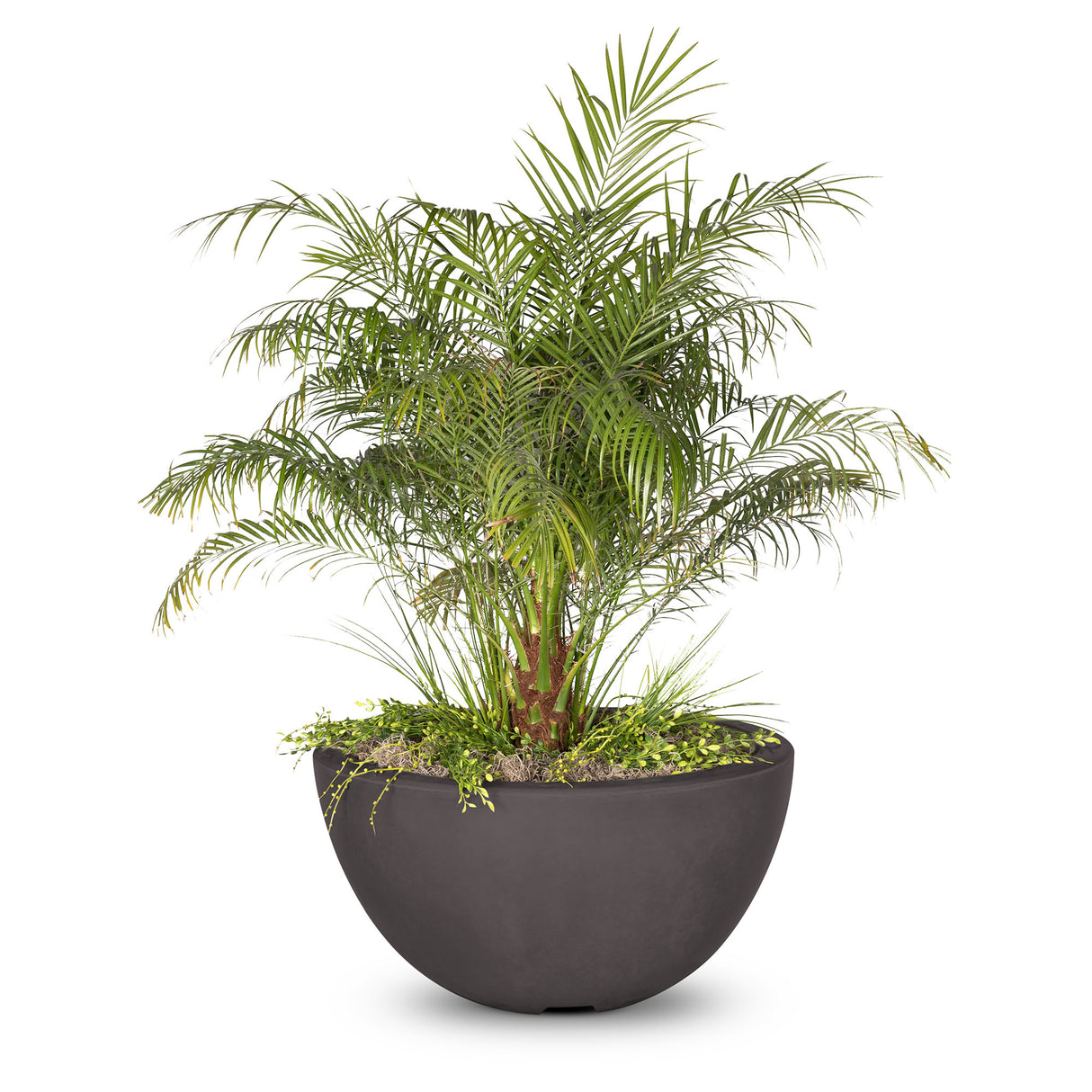 The Outdoor Plus 30" Luna GFRC Concrete Round Planter Bowl OPT-LUNPO30