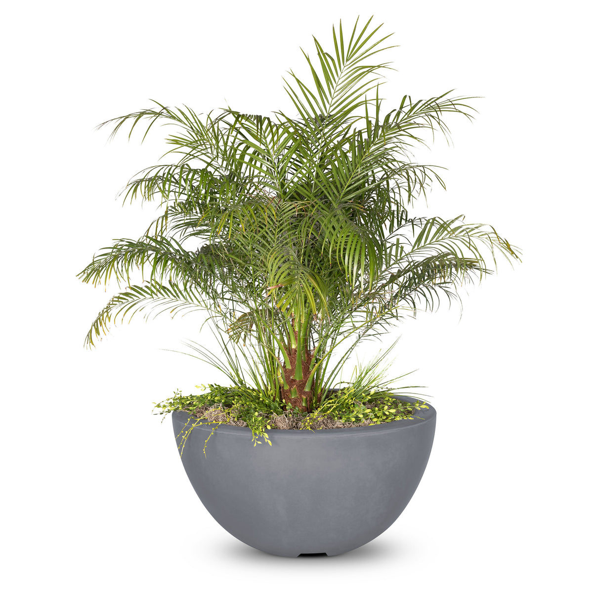 The Outdoor Plus 30" Luna GFRC Concrete Round Planter Bowl OPT-LUNPO30