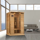 Maxxus 2-Person Hemlock Near Zero EMF FAR Infrared Sauna MX-K206-01-ZF