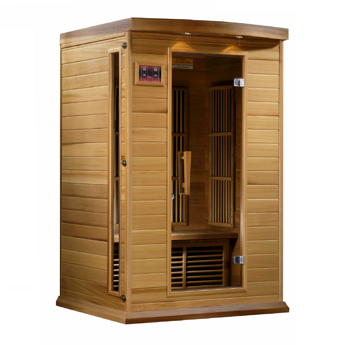 Maxxus 2-Person Red Cedar Low EMF FAR Infrared Sauna MX-K206-01 CED