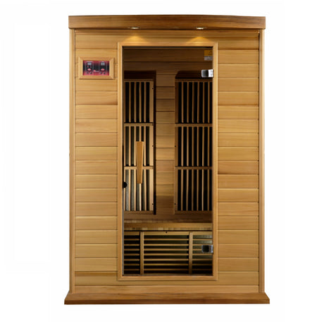 Maxxus 2-Person Red Cedar Low EMF FAR Infrared Sauna MX-K206-01 CED