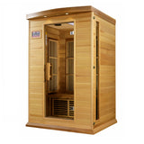 Maxxus 2-Person Red Cedar Low EMF FAR Infrared Sauna MX-K206-01 CED