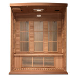 Maxxus 3-Person Red Cedar Near Zero EMF FAR Infrared Sauna MX-K306-01-ZF CED