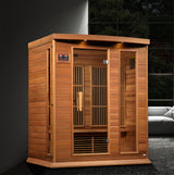 Maxxus 3-Person Red Cedar Near Zero EMF FAR Infrared Sauna MX-K306-01-ZF CED