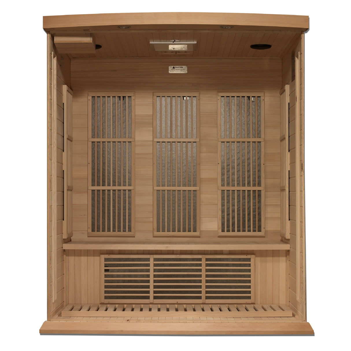 Maxxus 3-Person Hemlock Near Zero EMF FAR Infrared Sauna MX-K306-01-ZF