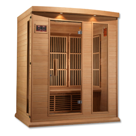 Maxxus 3-Person Hemlock Low EMF FAR Infrared Sauna MX-K306-01