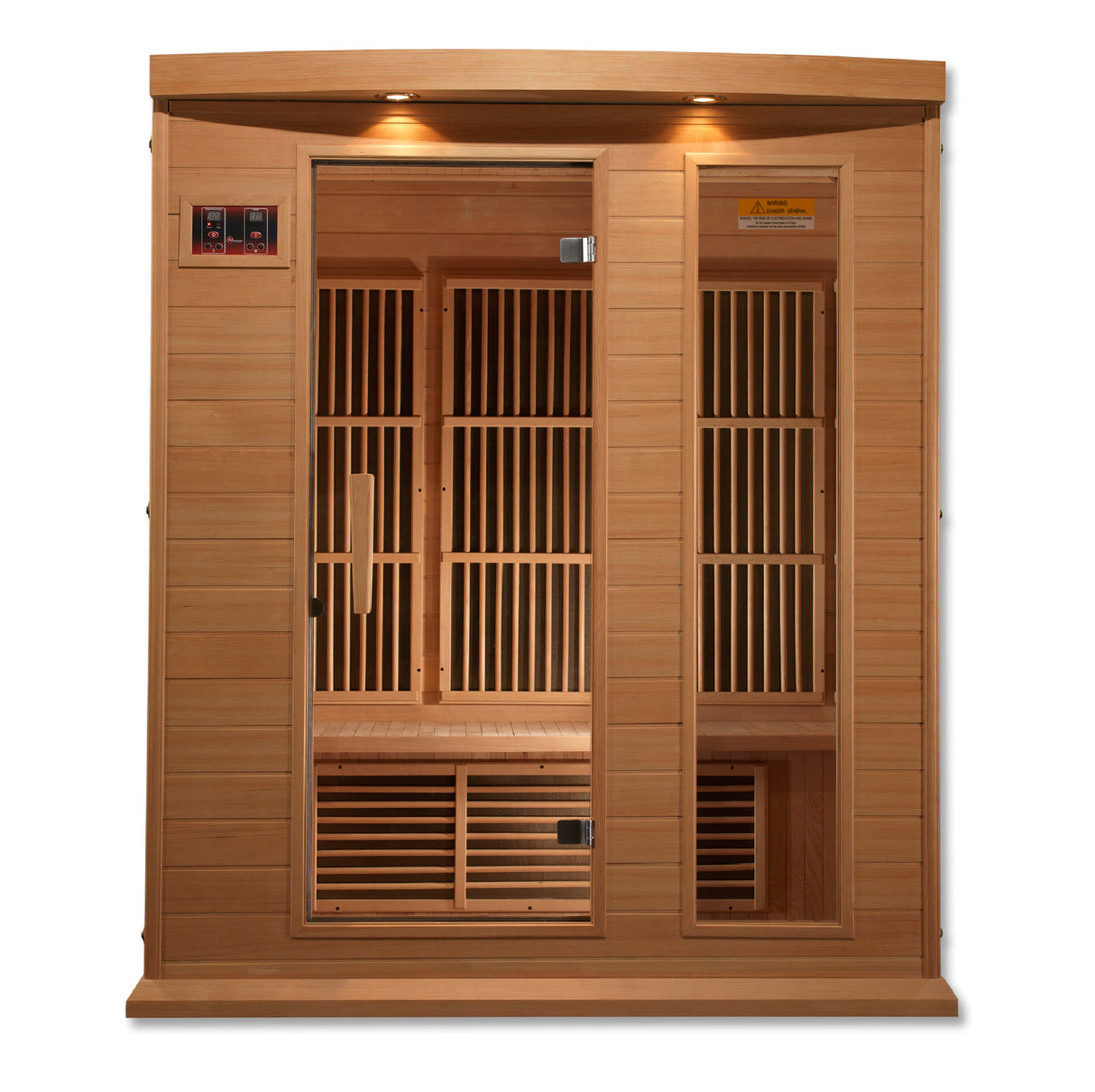 Maxxus 3-Person Hemlock Low EMF FAR Infrared Sauna MX-K306-01