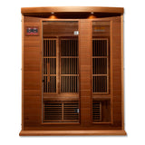 Maxxus 3-Person Red Cedar Low EMF FAR Infrared Sauna MX-K306-01 CED