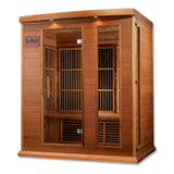 Maxxus 3-Person Red Cedar Low EMF FAR Infrared Sauna MX-K306-01 CED