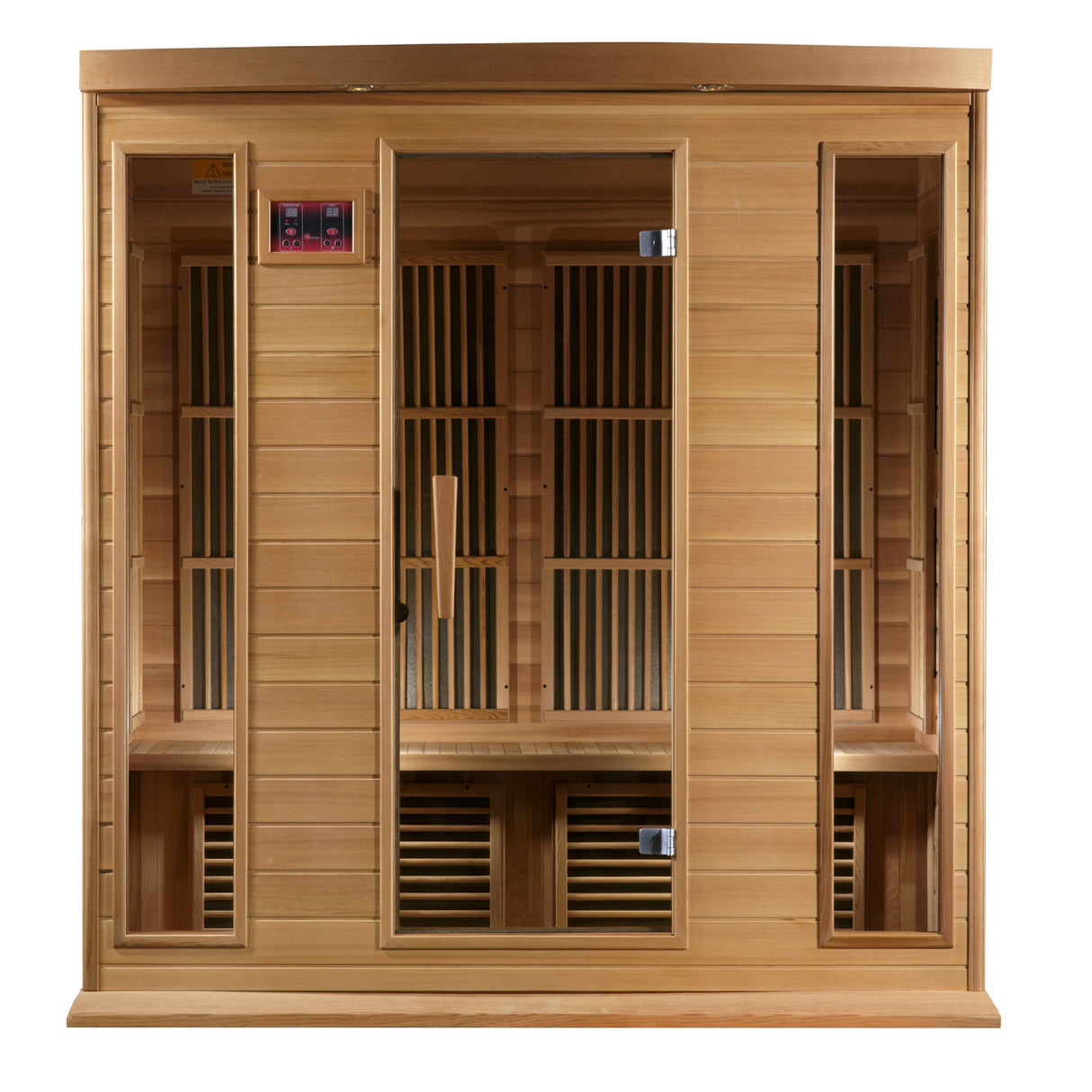 Maxxus 4-Person Red Cedar Low EMF FAR Infrared Sauna MX-K406-01 CED