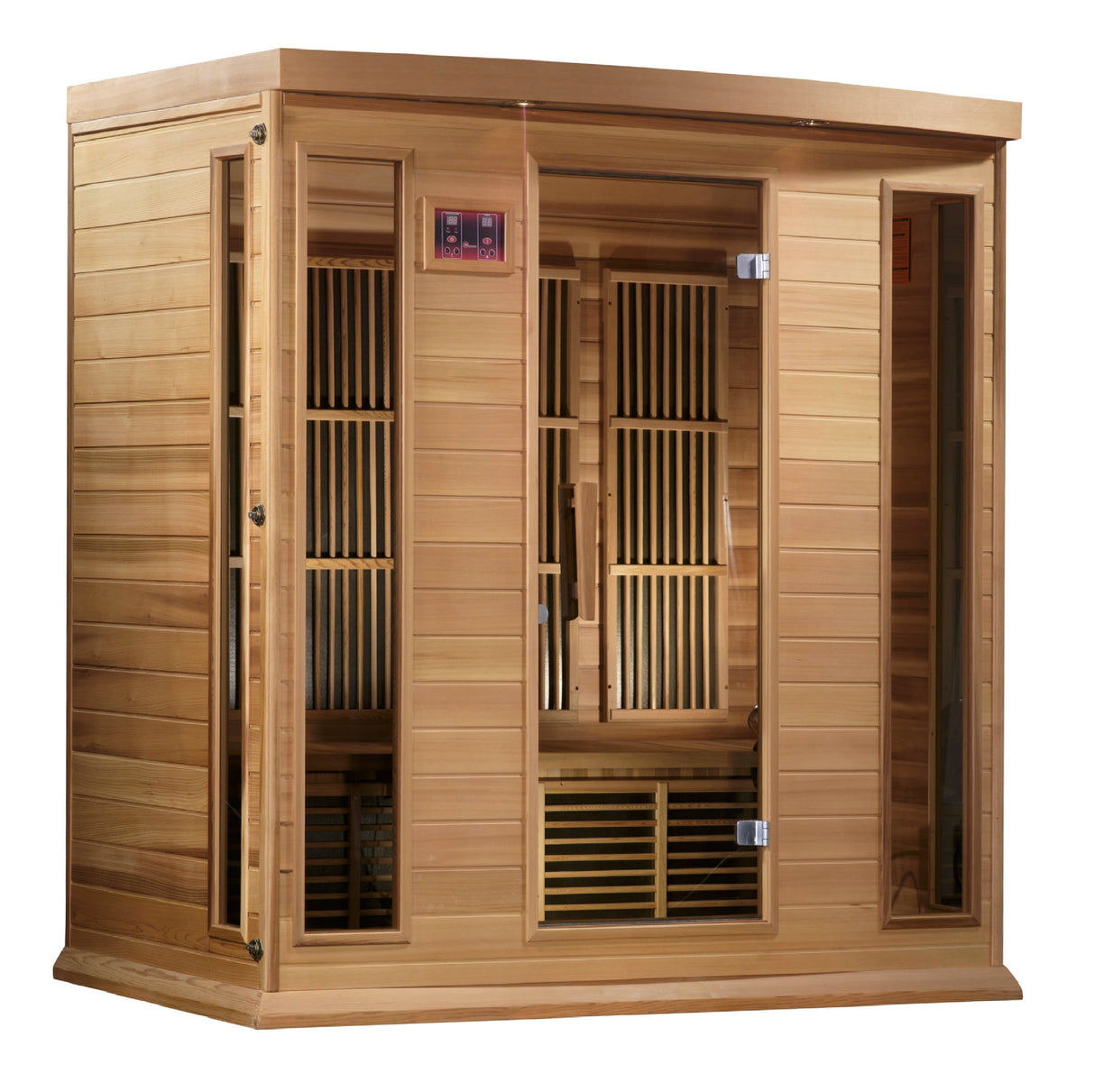 Maxxus 4-Person Red Cedar Low EMF FAR Infrared Sauna MX-K406-01 CED