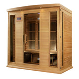 Maxxus 4-Person Red Cedar Low EMF FAR Infrared Sauna MX-K406-01 CED