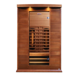 Maxxus 2-Person Red Cedar Full Spectrum Near Zero EMF Infrared Sauna MX-M206-01-FS CED